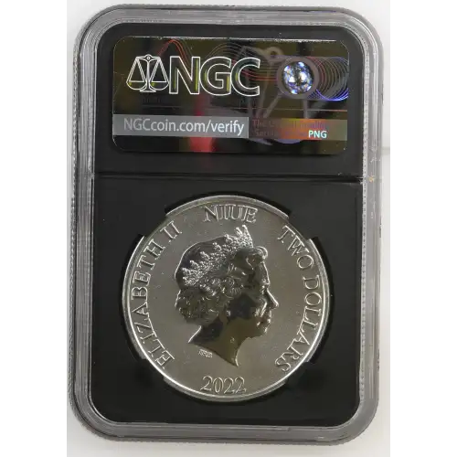 2022 - 1oz Darth Vader Silver Coin - Niue $2 - NGC GEM UNC. (S14-B12)